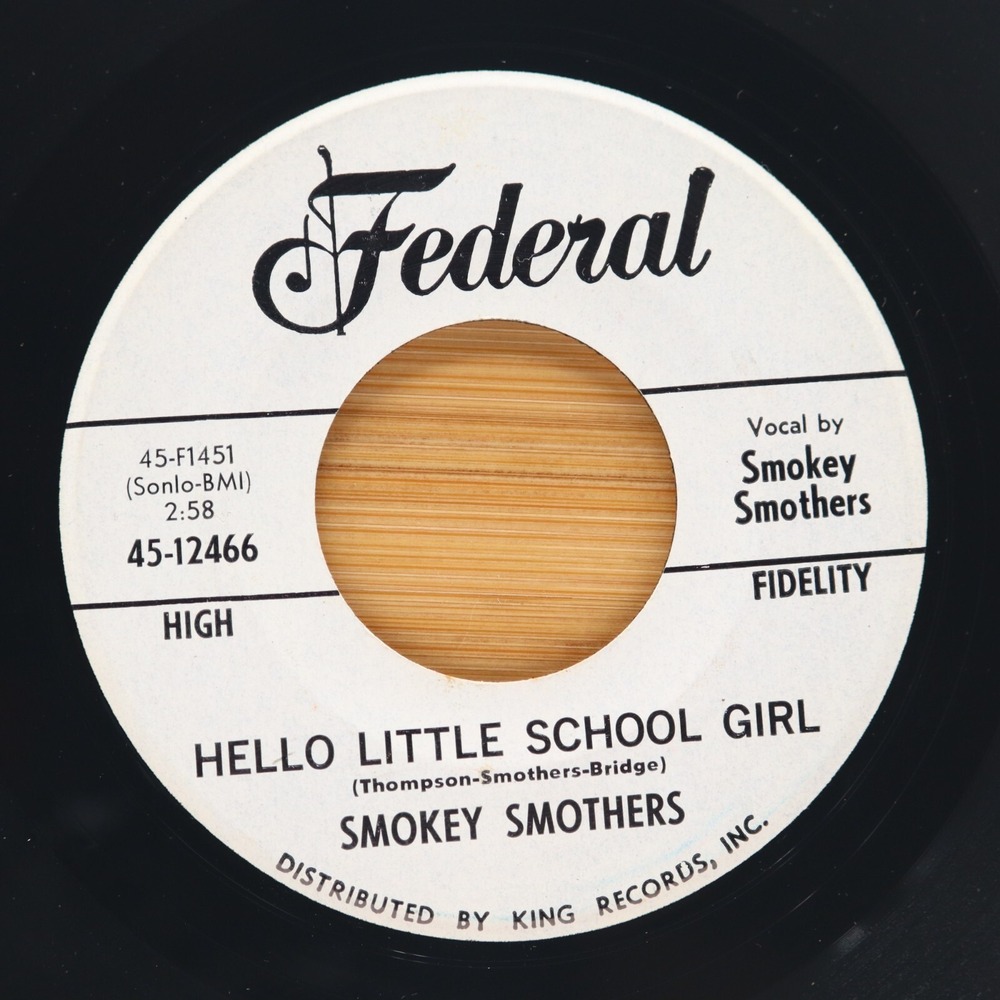 SMOKEY SMOTHERS - HELLO LITTLE SCHOOL GIRL / TWIST WITH ME ANNIE - SOUL PROMO